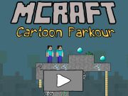 Игра Цртан паркур на Mcraft  онлајн