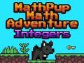 Игра MathPup Математички авантуристички цели броеви  онлајн