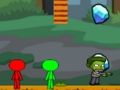 Игра Stickman Bros vs Zombies онлајн