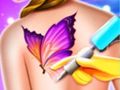 Игра Продавница за смешни тетоважи на Барби  онлајн