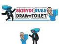 Игра Skibydi Rush привлекување во тоалет  онлајн