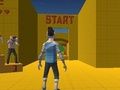 Игра Курсот со пречки Ragdoll  онлајн