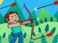 Игра Напад од чудовиште на Noob Archer онлајн Игра Напад од чудовиште на Noob Archer онлајн