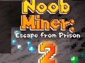 Игра Noob Miner 2: Бегство од затвор  онлајн