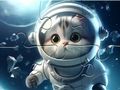 Игра Сложувалка: Астронаут-мачка  онлајн