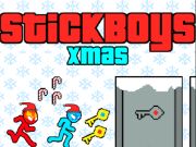 Игра Божиќ на StickBoys  онлајн