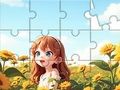 Игра Сложувалка: Девојка од сончоглед  онлајн