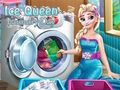 Игра Ден на перење алишта на ледената кралица  онлајн