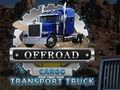 Игра Теренски камион за карго транспорт  онлајн