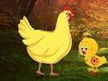 Игра Повлечете го повреденото пиле  онлајн