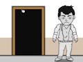 Игра Бегство со бел стилски гладен момче  онлајн