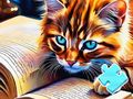 Игра Сложувалка: Читање на мачки  онлајн