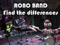 Игра Robot Band - Најдете ги разликите  онлајн
