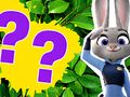 Игра Детски квиз: Што знаете за Zootopia  онлајн
