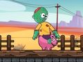 Игра Математичко множење на родео зомби  онлајн