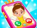 Игра Телефон на принцезата бебе  онлајн