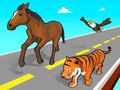 Игра Трка за трансформација на животните  онлајн