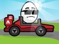Игра Трки со автомобили со јајца  онлајн