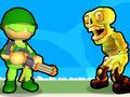 Игра Уништување на зомби Stickman  онлајн