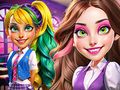 Игра Принцезите во училиштето за хорор  онлајн