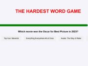 Игра Најтешката игра со зборови  онлајн