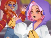 Игра Тинејџерски стил на качулка  онлајн