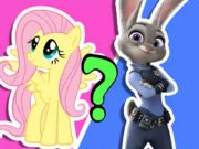 Игра Детски квиз: Животински дами  онлајн