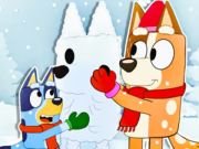 Игра Сложувалка: Bluey Christmas Snowman  онлајн