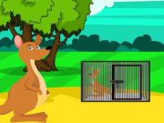 Игра Црвениот кенгур Бебе спасување од Кејџ  онлајн