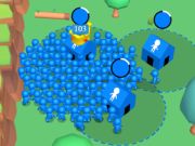 Игра Џиновска толпа. io: Снимање на куќа  онлајн