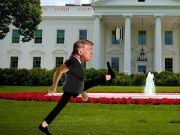 Игра Trump Wobble Walk предизвик  онлајн