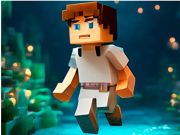 Игра Noobik Parkour во пештера!  онлајн