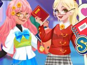 Игра Средно училиште за тинејџери  онлајн