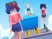 Игра Високите потпетици собираат трчање  онлајн