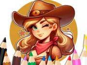 Игра Книга за боење: каубојка  онлајн