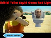 Игра Скибиди тоалетни лигњи игра црвена светлина  онлајн