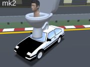 Игра Мултиплеер за трки со тоалет Skibidi  онлајн