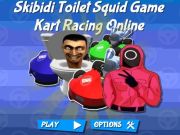 Игра Skibidi тоалетни лигњи игра картички трки преку Интернет  онлајн