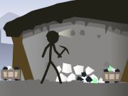 Игра Симулатор за рударство на Stickman  онлајн