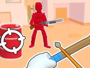 Игра Стикман стрелец: стрели за стрелање кај црвените  онлајн