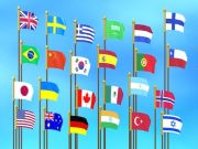 Игра Загатка со знаме: Соберете знамиња  онлајн
