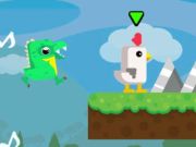Игра Трка за пилешки вреска  онлајн