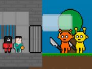 Игра Cookie од лигњи Sprunki 456  онлајн