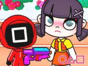 Игра Сложувалка на сложувалка: Игра со лигњи против аватар онлајн Игра Сложувалка на сложувалка: Игра со лигњи против аватар онлајн