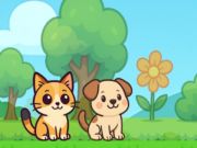 Игра Куче и мачка слатко  онлајн