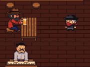 Игра Каубојски стрелец: Предизвик со шише  онлајн