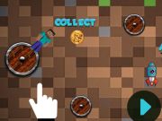 Игра Minblock ротира и лета авантура  онлајн