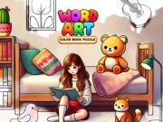 Игра Уметност на зборот: глава за книги во боја онлајн