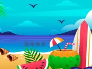 Игра Бегството на кит со грмушка онлајн