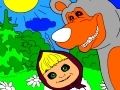 Игра Маша и мечката во шумата  онлајн